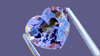 Light lavender heart-shaped Burmese spinel gemstone, 1.20 carats, ethically sourced, offering affordable luxury with stunning clarity and sparkle. Perfect for bespoke jewellery designs.