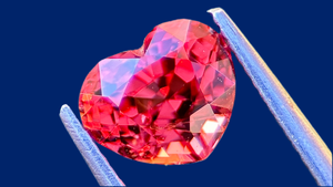 1.05ct heart-shaped orange spinel, ethically sourced from Myanmar, perfect for London fine jewellery collections and custom designs. A natural untreated gemstone with brilliant fire.