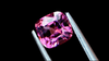 Vivid cushion-cut Burmese spinel in a striking purple hue, under 1 carat. Ideal for adding a touch of vibrant colour to custom jewellery pieces.