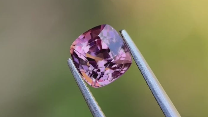 Ethically sourced vivid pink cushion-cut jewel, 1.40ct. Perfect for creating stunning jewellery pieces