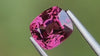 Vivid purple natural spinel gemstone from Myanmar, 1.82 carats, cushion-cut, dimensions 7.1x6.2x4.8mm. Captured in natural daylight to showcase its vibrant colour and brilliance, ideal for bespoke fine jewellery and engagement rings in the UK and Europe.