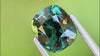 Teal Green Spinel, 1.24 carats, ethically mined in Mogok, Myanmar. Rare and exquisite gemstone with a brilliant teal colour.