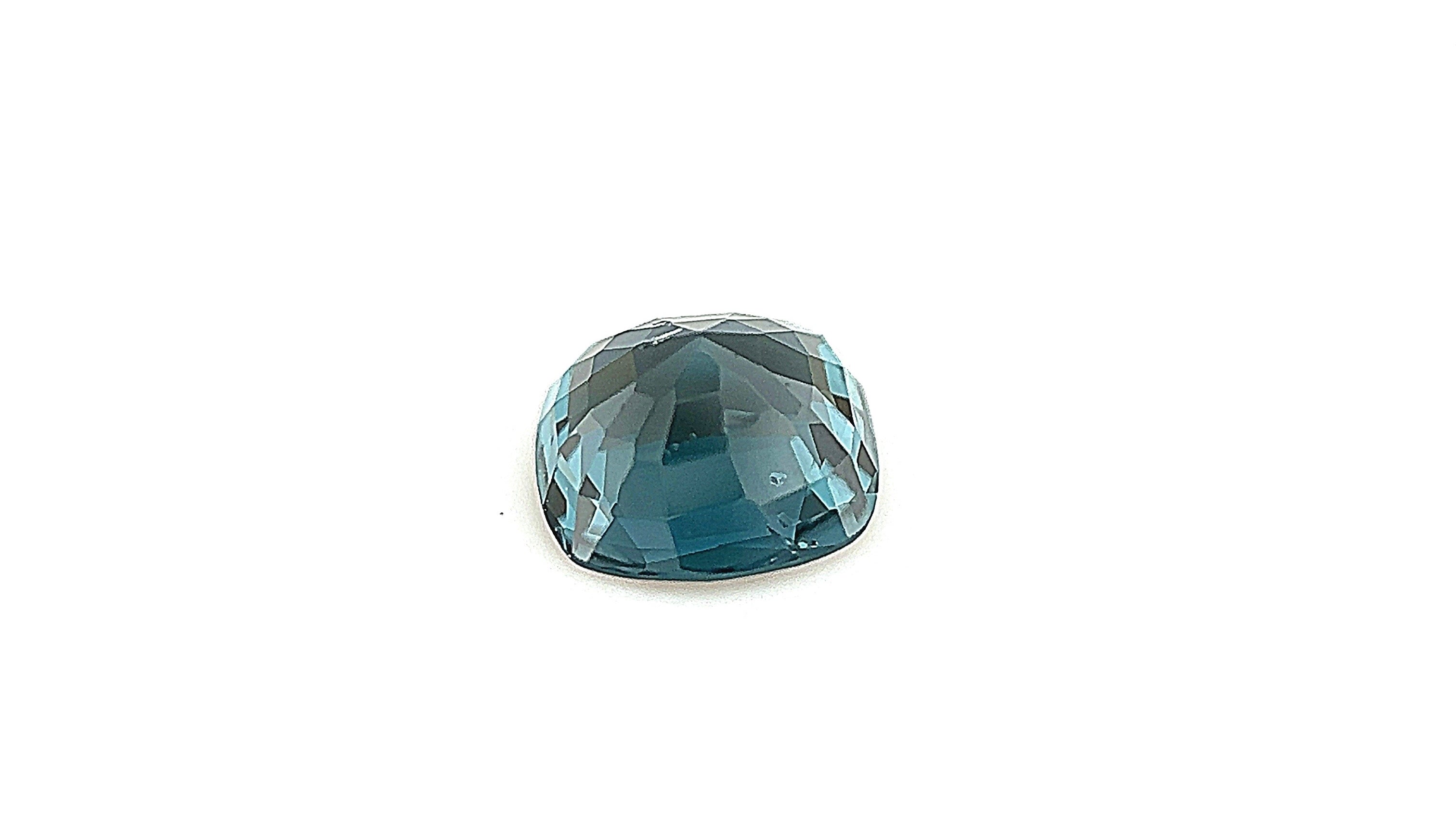 Green Natural Spinel 1.24ct Cushion Cut