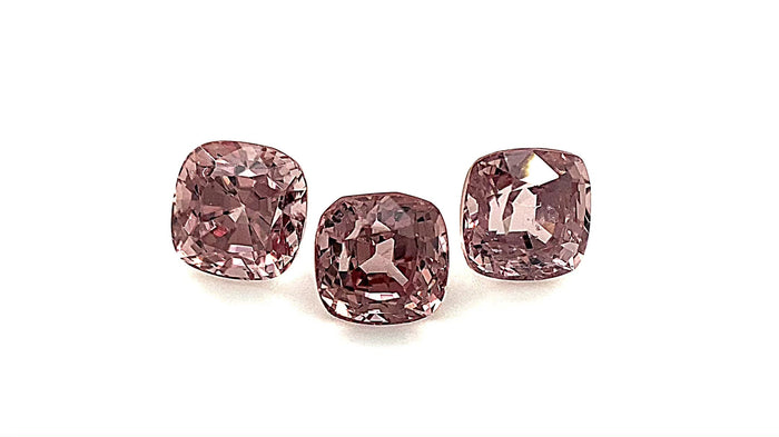 Vivid Brown Trio Natural Spinel 3.40ct