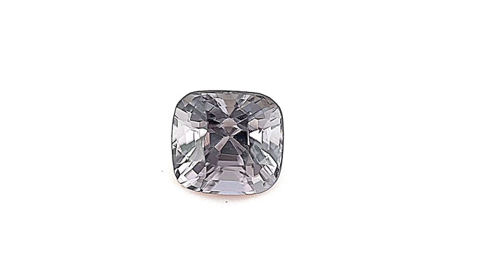Grey Natural Spinel 1.35ct Eye Clean Clarity Cushion Cut