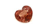 Pastel Orange Heart Shaped Spinel 1ct