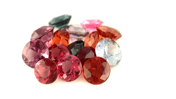 Multi-Colour Natural Spinel Parcel 15 Stones total 5ct