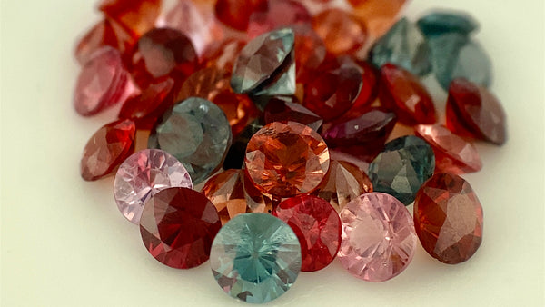 20ct Multi-Colour Natural Spinel Parcel, 57 Round Stones