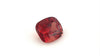 Red natural spinel gemstone photographed in gemlight box, with a hardness of 8. Untreated and durable, ideal for fine bespoke jewellery and unique engagement rings. 