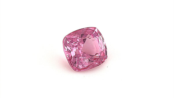 Pink natural spinel gemstone with eye-clean clarity, featuring vibrant colour and high quality. Ethically sourced from Mogok, Myanmar.